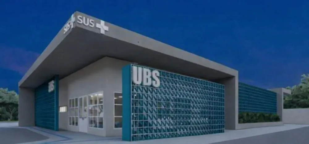 Nova UBS do Parque Presidente I será construída com recursos do Novo PAC; serviços de saúde funcionarão em espaços provisórios durante a obra. Foto: Ilustração 