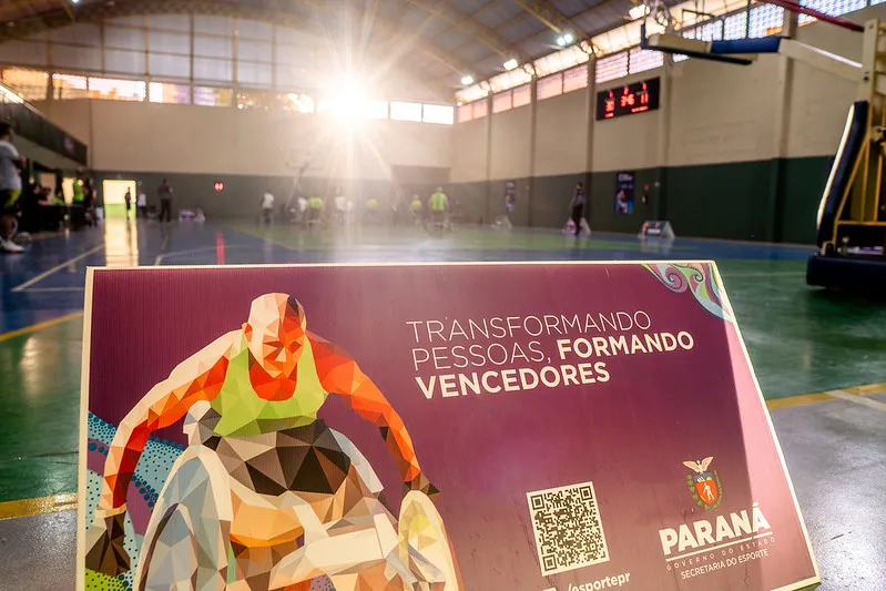 Atletas disputam provas dos Jogos Paradesportivos do Paraná em Foz do Iguaçu, que sedia a etapa final da competição até domingo (26). Foto: Divulgação 
