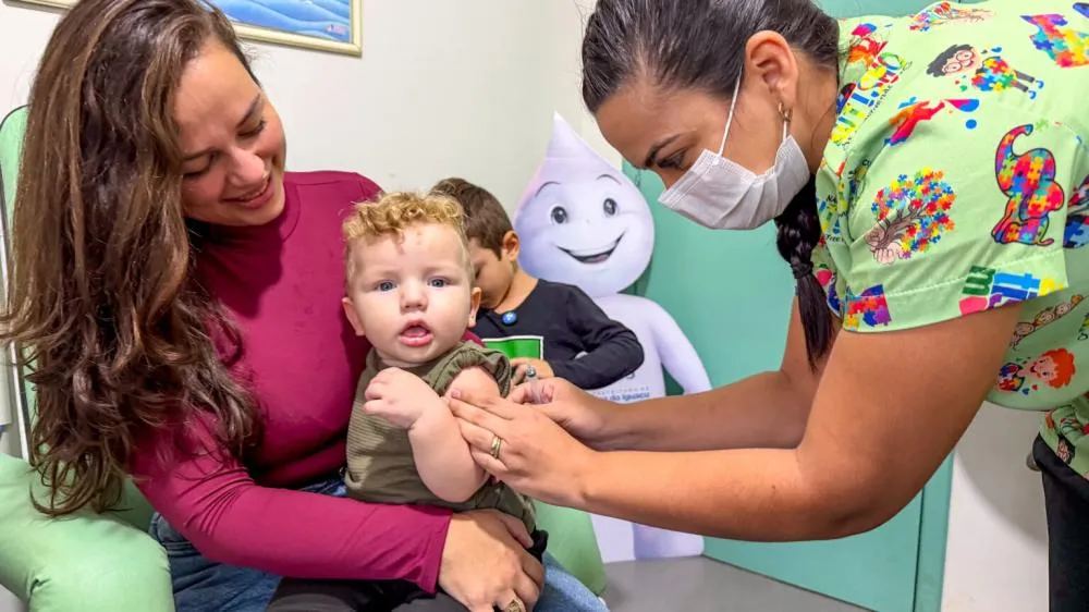 Município tenta ampliar cobertura infantil, que segue abaixo da meta estabelecida pela campanha. Foto: PMFI